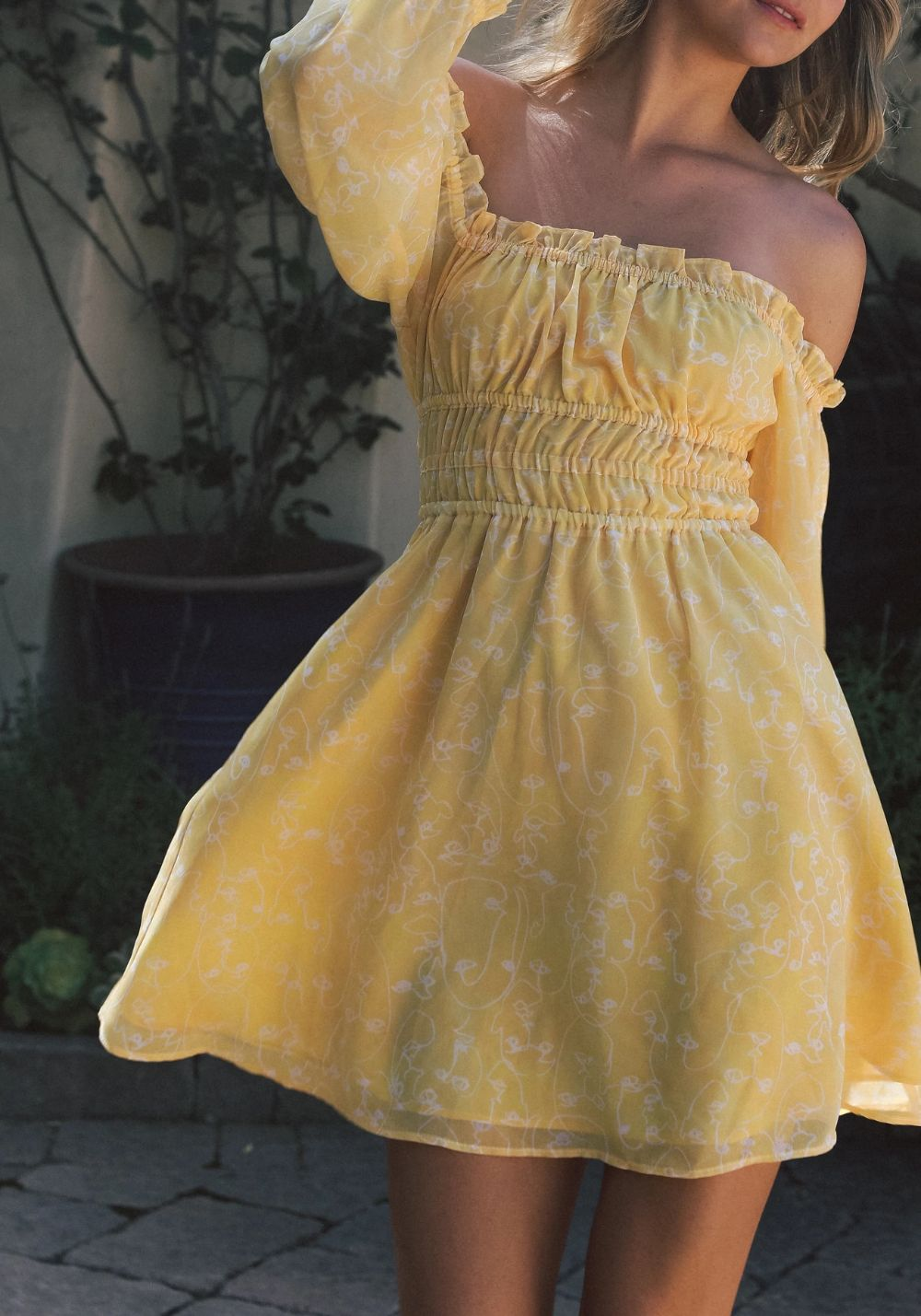 girl in yellow dress